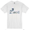Hokusai The Great Wave Mens Custom Made White T-Shirt