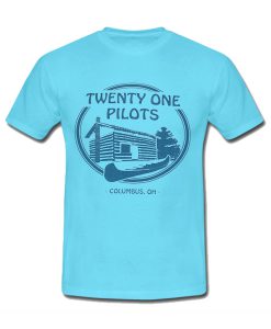 Blue camp like twenty one pilots T-shirt