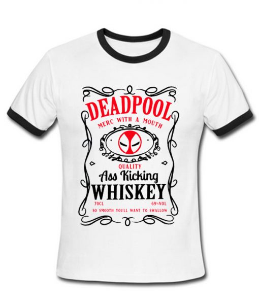 Deadpool whiskey T-shirt