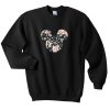 Floral mickey mouse Sweatshirt