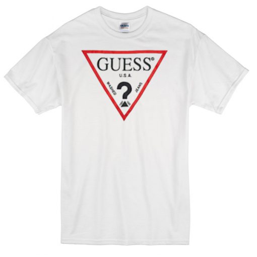 GUESS red line T-shirt
