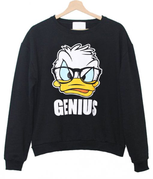 Genius Duck all size unisex Sweatshirt