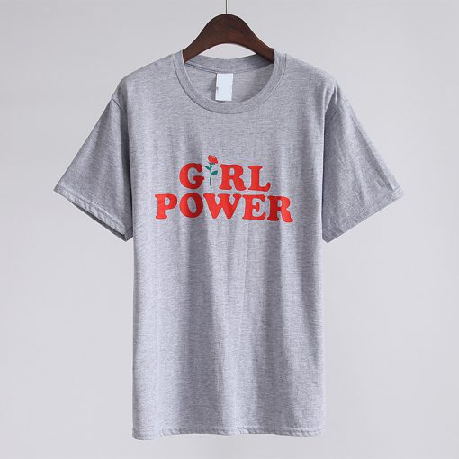 Girl power Grey T-shirt