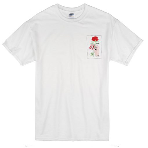 Hand rose T-shirt