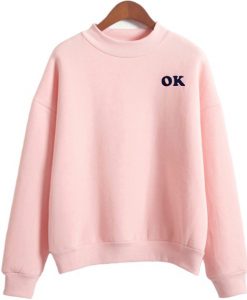 OK Pink Sweatshirt