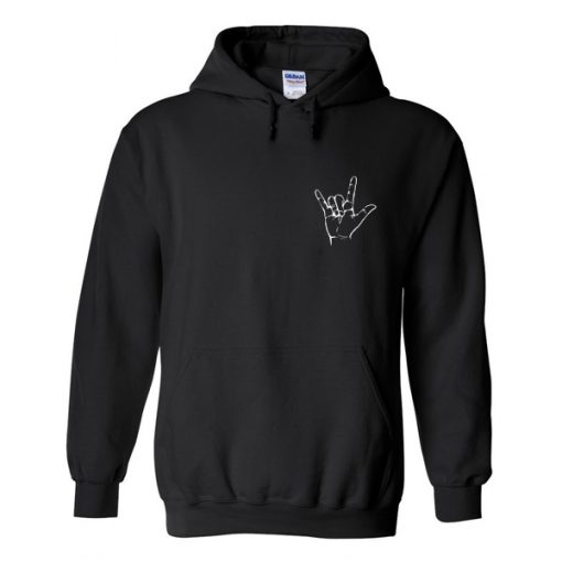 Rock Hand Sign Hoodie