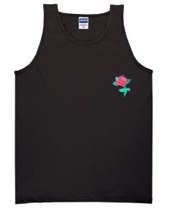 Rose embroidered tanktop