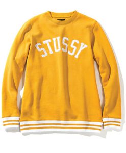 STUSSY MUSTARD SWEATSHIRT