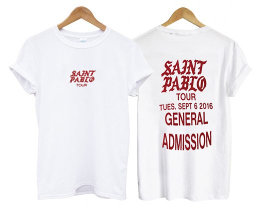 Saint pablo tour T-shirt