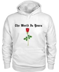 The world is yours flower Hoodie