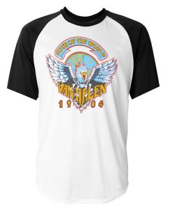 Tour worls van halen 1984 Baseball T-shirt