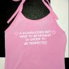 a woman does not love Tanktop