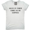 abuse of power comes as no surprise T-shirt