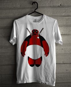 baymax deadpool t-shirt