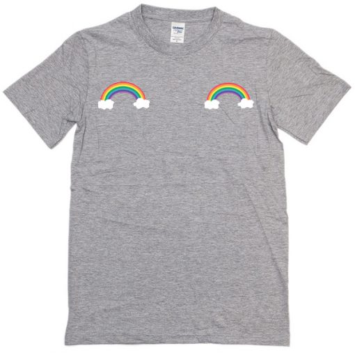 rainbow cloud t-shirt