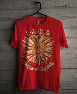 summer of the sun 1969 t-shirt