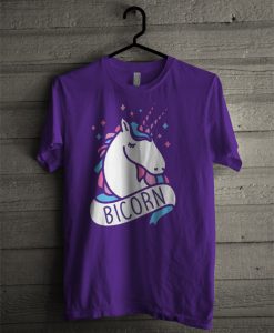 Bicorn purple T-shirt