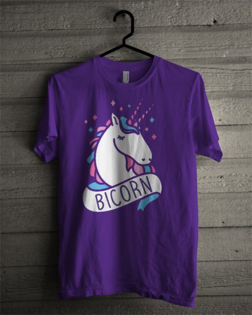 Bicorn purple T-shirt