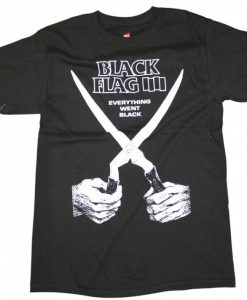 Black flag IIII T-shirt