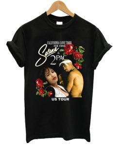 California Love Tour Selena Tupac T-shirt