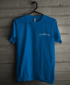 California blue T-shirt