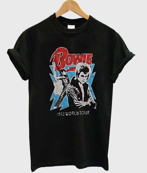 David bowie 1972 world tour T-shirt