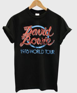 David bowie 1978 world tour T-shirt