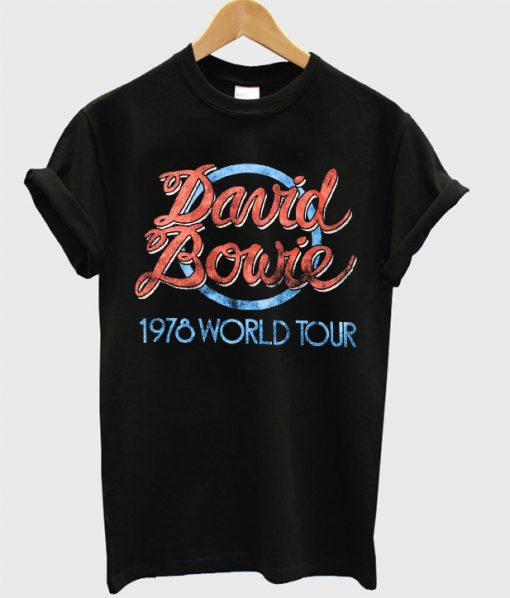 David bowie 1978 world tour T-shirt