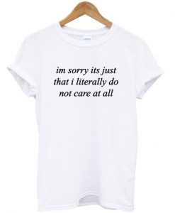 Dont care tee T-shirt