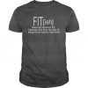 FIT ish semi fit kind of fit T-shirt