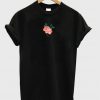 GRUNGE ROSE EMBROIDERY T-shirt