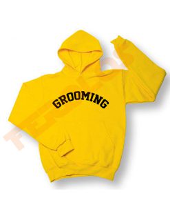 Grooming yellow Hoodie