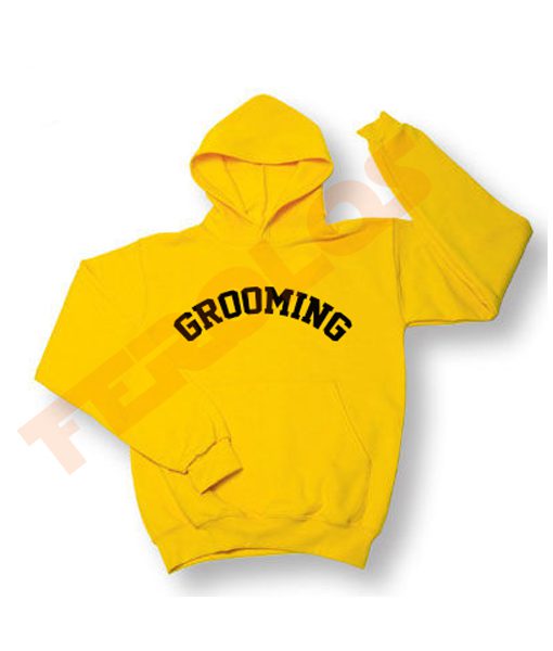 Grooming yellow Hoodie