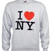 I love NY sweatshirt