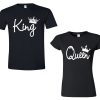 King Queen couple T-shirt