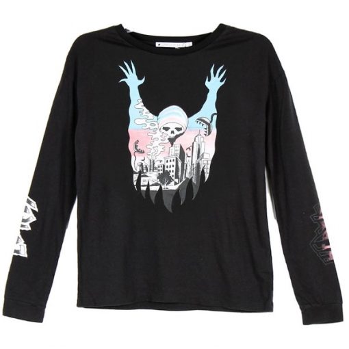 Lonely Hearts Long Sleeved Ghost T-Shirt