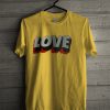 Love yellow T-shirt