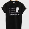 Mentallly Dating Josh Dun black T-shirt