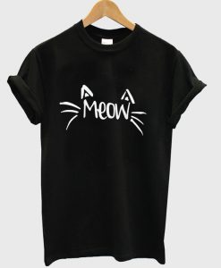 Meow face Cat T-shirt