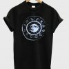 Moon zodiac Black T-shirt