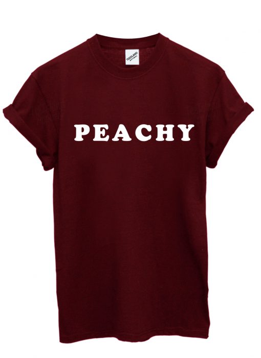 Peachy maroon T-Shirt