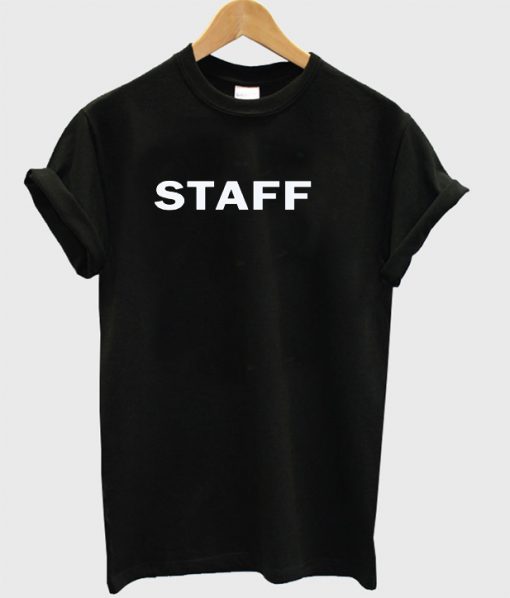 Staff black unisex T-shirt