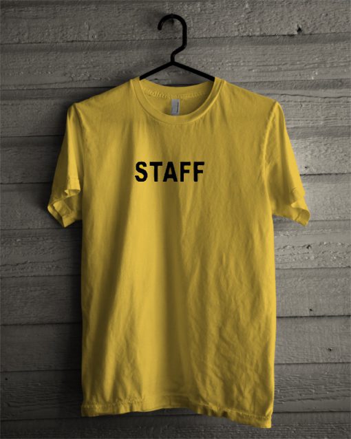 Staff yellow T-shirt