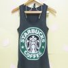 Starbuck coffee navy tanktop