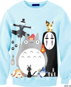 Studio Ghibli Howl's Moving Castle Heen Sweatshirt