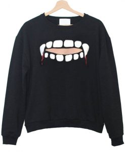 Vampire Teeth Sweatshirt