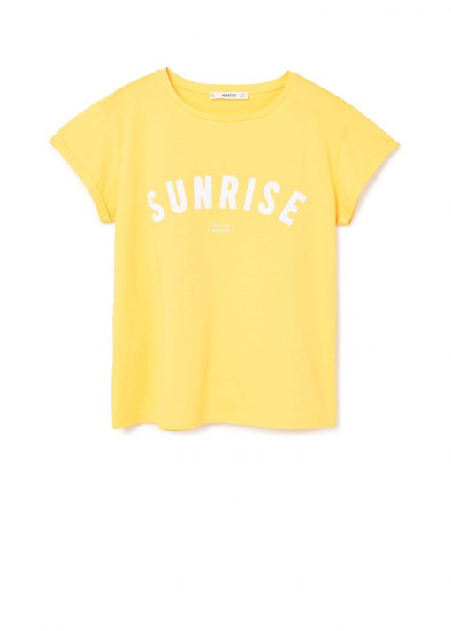 Yellow sunrise T-shirt