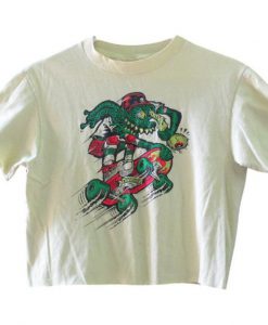 crocodile skateboard T-shirt