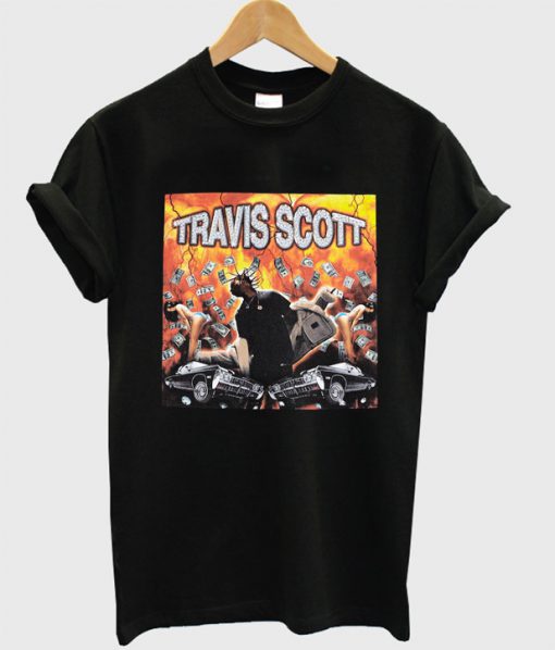 diamond supply co x Travis Scott Explosion T-Shirt