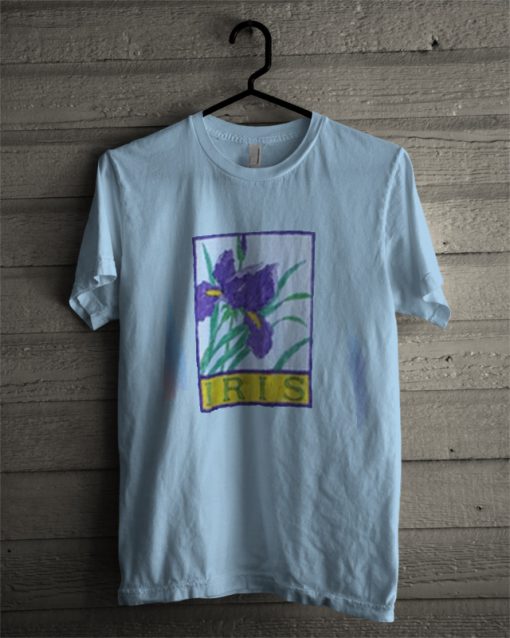 iris flower T-shirt